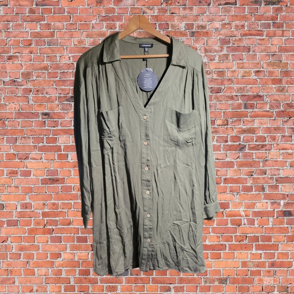 Tunic shirt dress